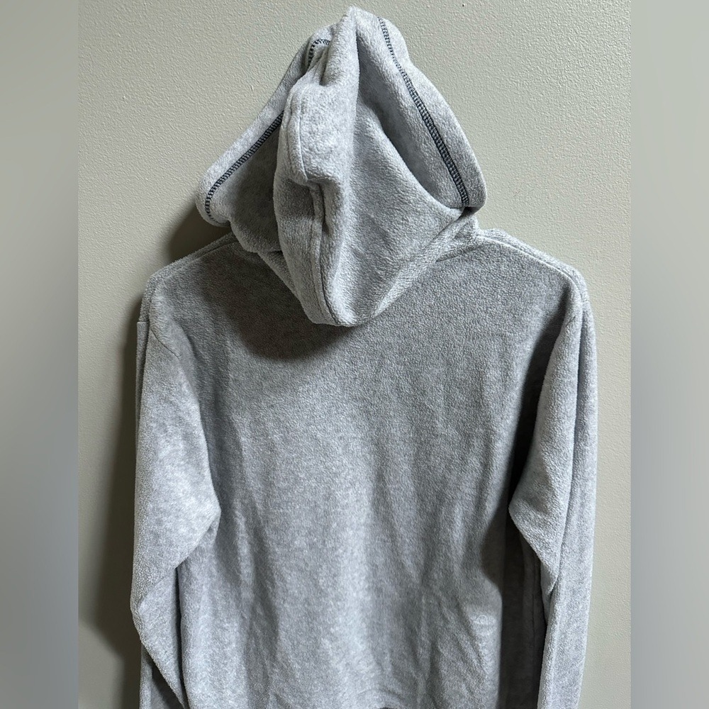 Vtg Y2K Tigger "Mr.Splendiferous" Fleece Embroidered Hoodie Grey/Blue Women's M - Picture 12 of 12